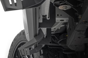 Chevrolet Silverado 2500 HD Step - Rough Country - SRL2 Adj Aluminum - Black - '20-'24